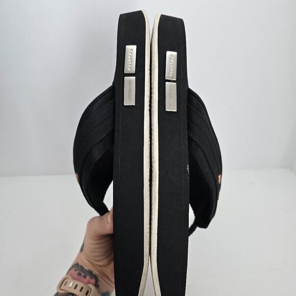Andersson Bell | black strappy outdoor summer flip-flop sandals | MENS 9 main image 5